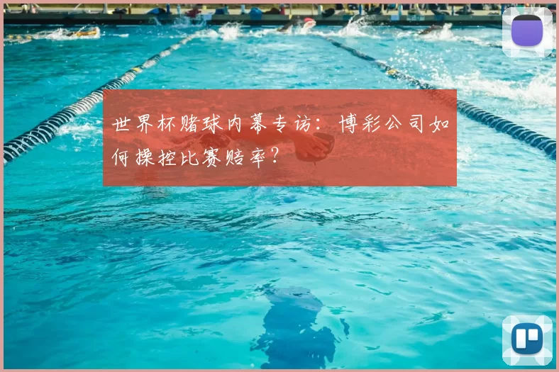 世界杯赌球内幕专访:博彩公司如何操控比赛赔率?