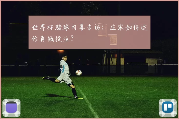 世界杯赌球内幕专访:庄家如何运作真钱投注?