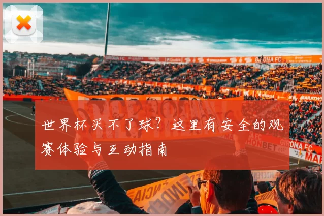 世界杯买不了球?这里有安全的观赛体验与互动指南
